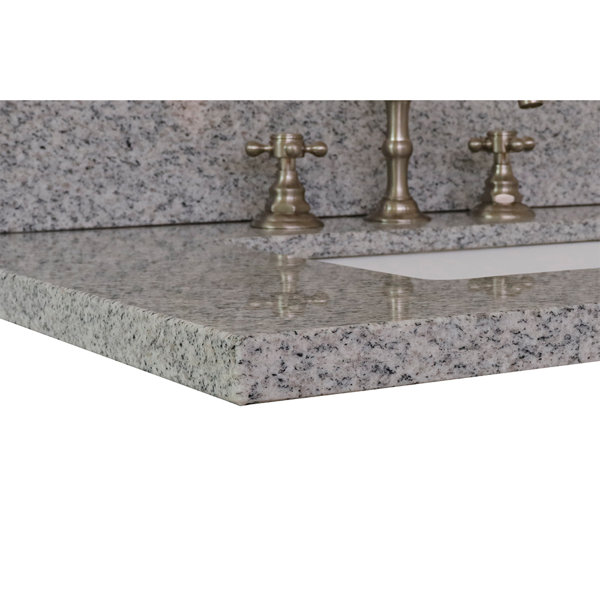 Bellaterra Home 37'' Granite Single Bathroom Vanity Top with Sink Wayfair